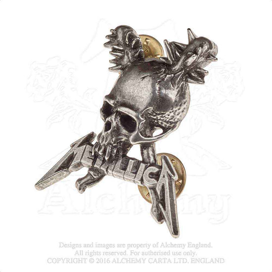 Metallica 'Damage' Pewter Pin