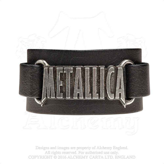 metallica-leather-cuff-bracelet