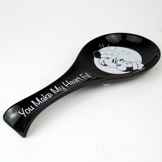 Mickey and Minnie "You Make My Heart Full" Ceramic Spoon Rest
