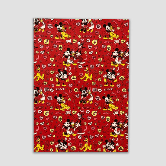 Mickey & Minnie Mouse "I Love Us" Valentine's Day Sanrio Silk Touch Throw Blanket
