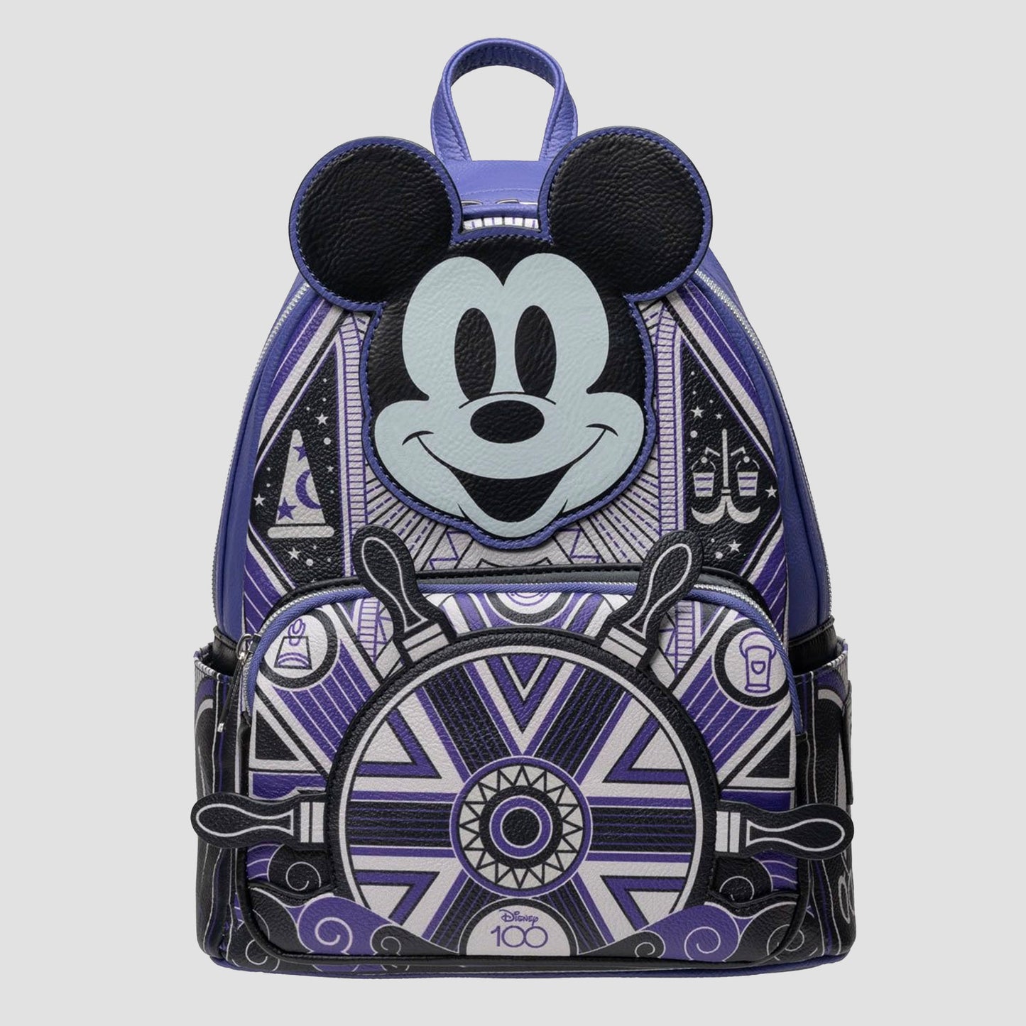 Mickey Mouse (Disney 100) Glow-in-the-Dark EE Exclusive Mini Backpack by Loungefly