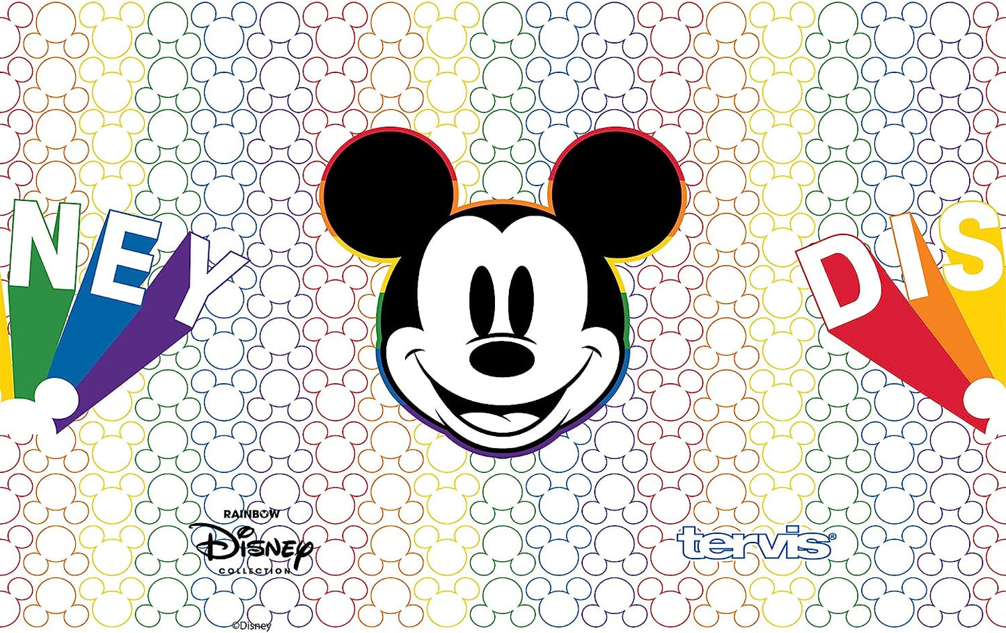 Load image into Gallery viewer, Mickey Mouse &amp;quot;Rainbow&amp;quot; (Disney) Tervis 20oz Stainless Steel Tumbler
