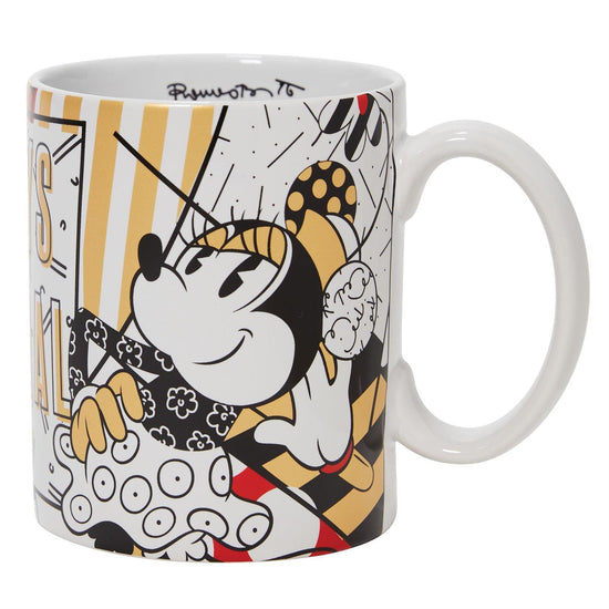 Midas Mickey & Minnie Mouse by Romero Britto 14oz Ceramic Mug