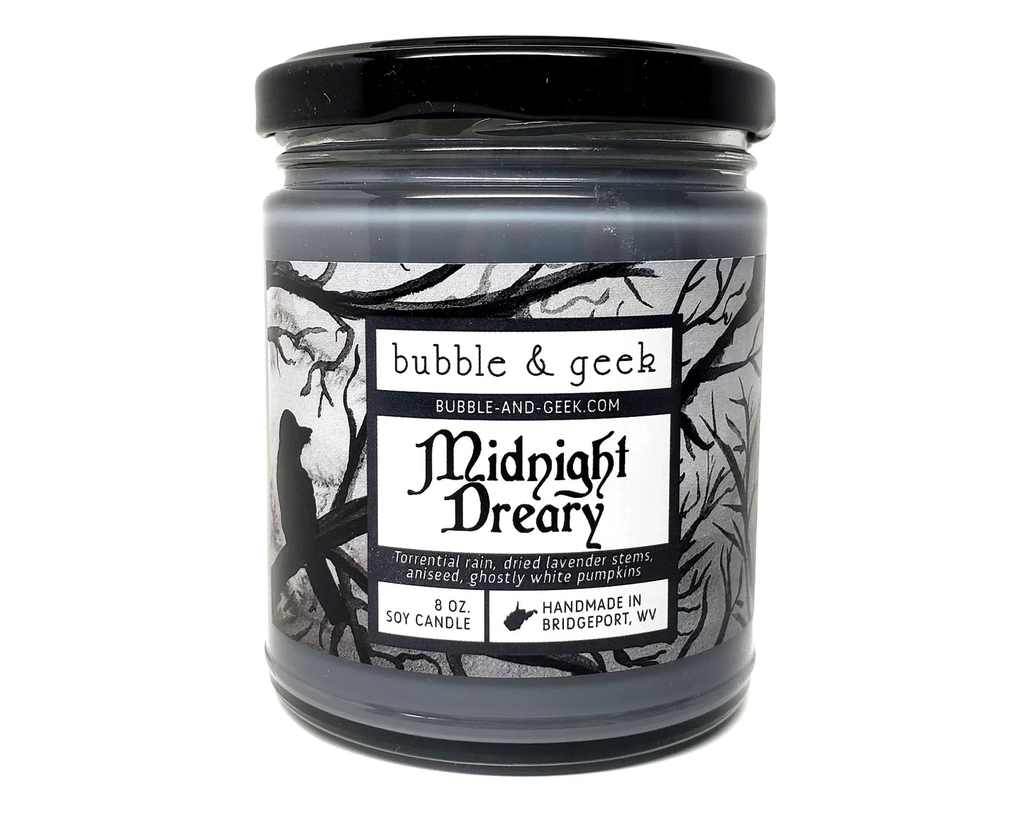 Midnight Dreary (The Raven) Candle Jar