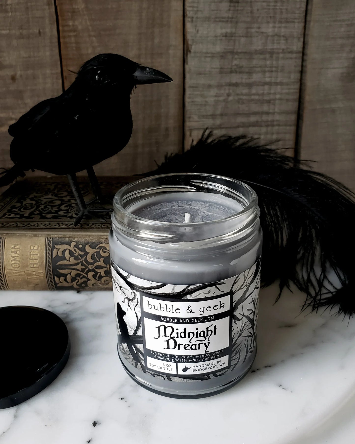 Midnight Dreary (The Raven) Candle Jar