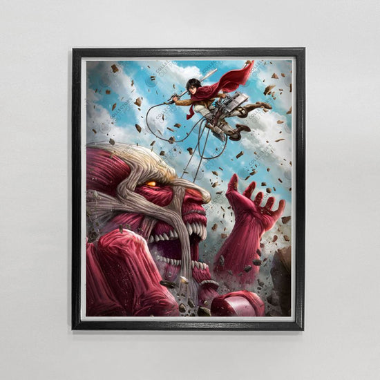 Mikasa "Titan Slayer" (Attack on Titan) Premium Art Print