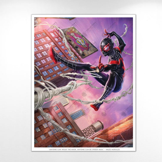 Load image into Gallery viewer, Miles Morales Spider-Man (Marvel) Premium Art Print
