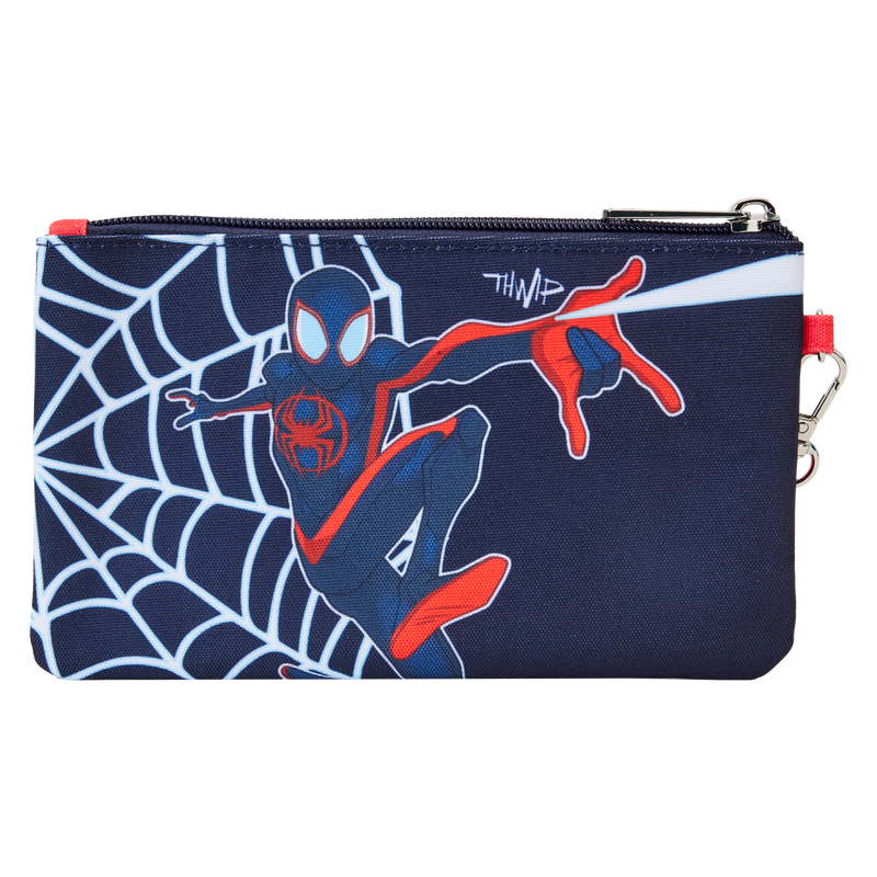 Miles Morales Spider-Verse Nylon Wristlet by LoungeFly