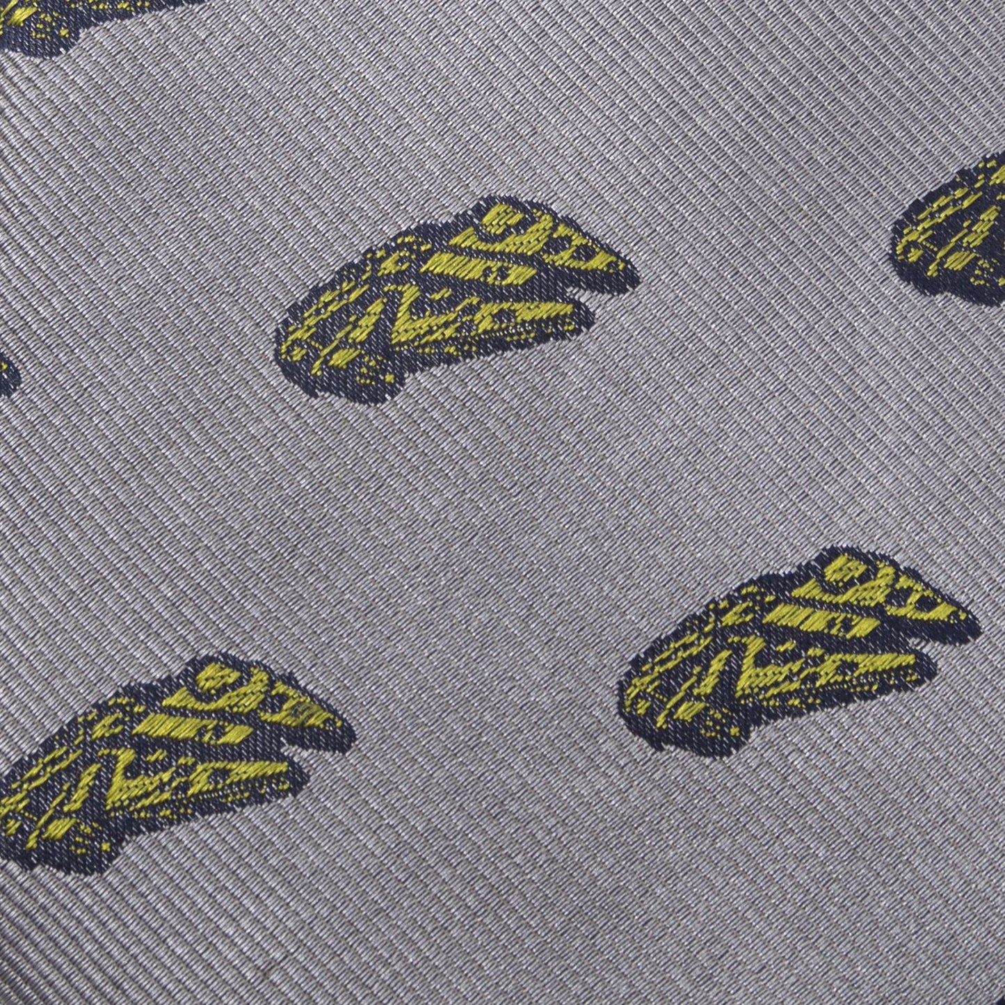 Millennium Falcon (Gray & Olive Green) Star Wars Fine Necktie