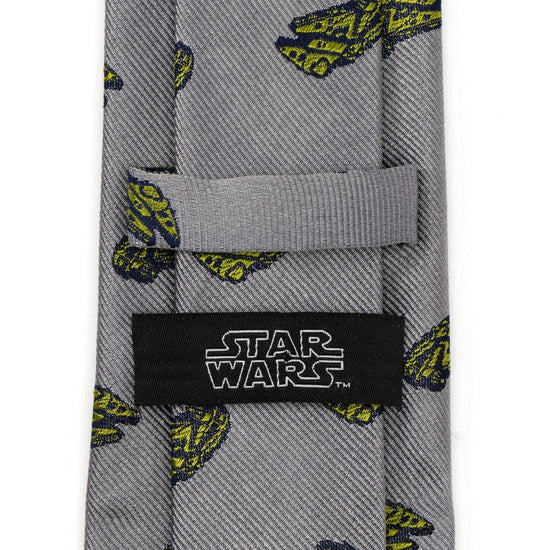 Millennium Falcon (Gray & Olive Green) Star Wars Fine Necktie