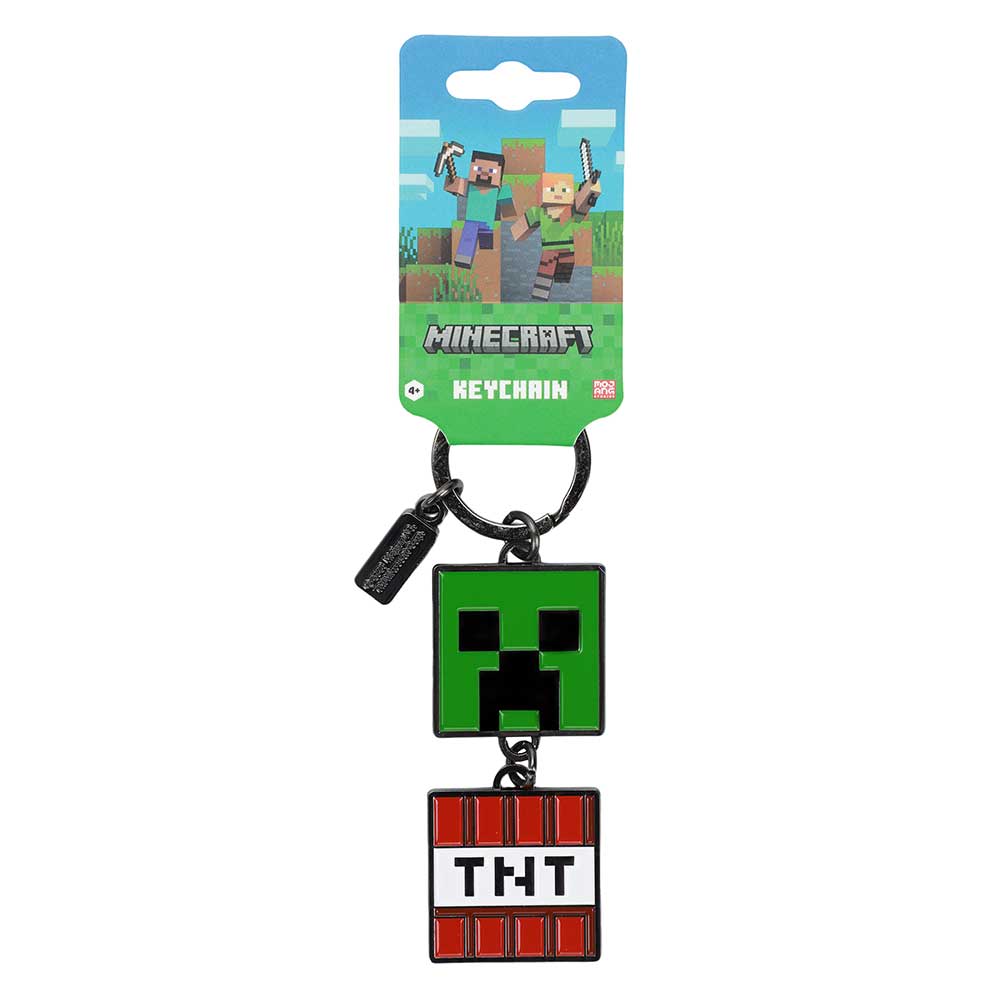 Minecraft TNT & Creeper Keychain