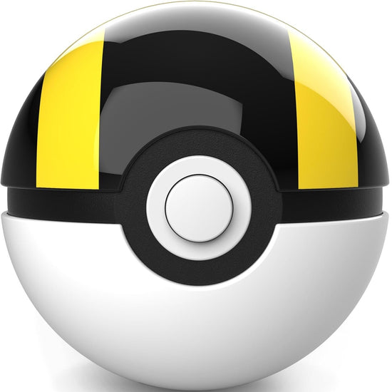 The Wand Company Mini Ultra Ball Authentic Replica - Realistic, Electronic, Die-Cast Poké Ball with Display Stand Light Features 