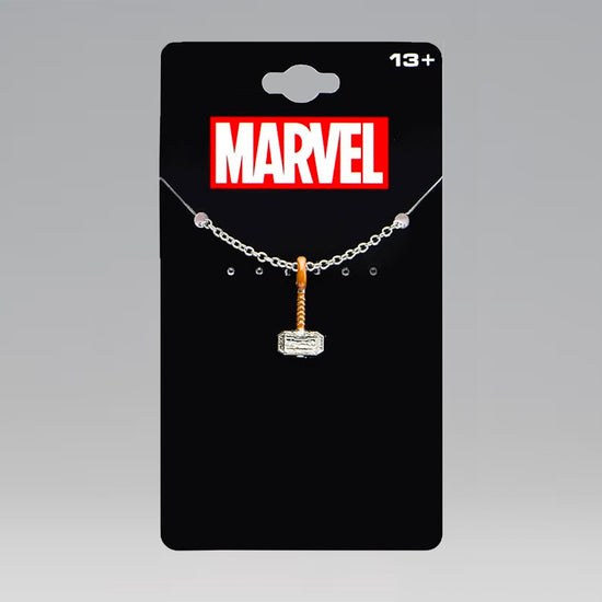 Load image into Gallery viewer, Thor Hammer Mjolnir Enamel Necklace
