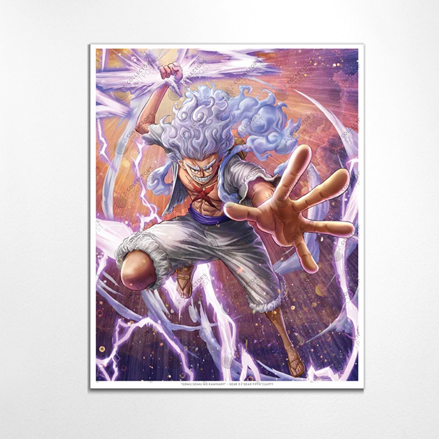 monkey D luffy gear 5 one piece Photographic Print by youranimeworld
