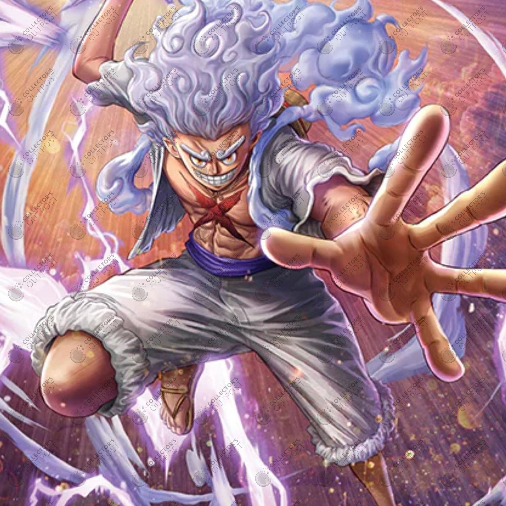 Monkey D. Luffy Gear 5 "The Sun God" (One Piece) Premium Art Print ...