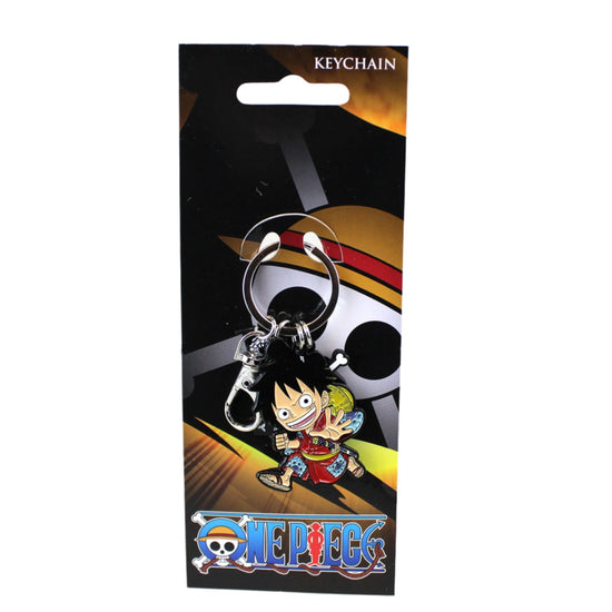 Monkey D. Luffy (One Piece) Enamel Multi-Charm Keychain