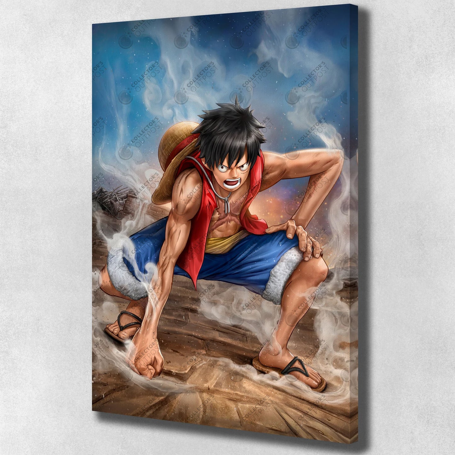 Monkey D. Luffy Pirate King (One Piece) Premium Art Print – Collector's  Outpost