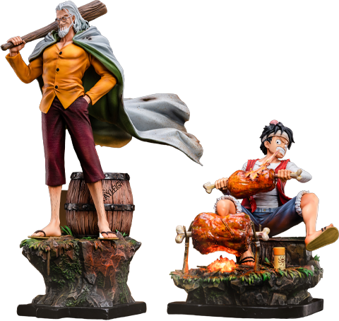 *Pre-Order* Monkey D. Luffy & Silvers Reyleigh (One Piece) Jimei Palace Statue Set