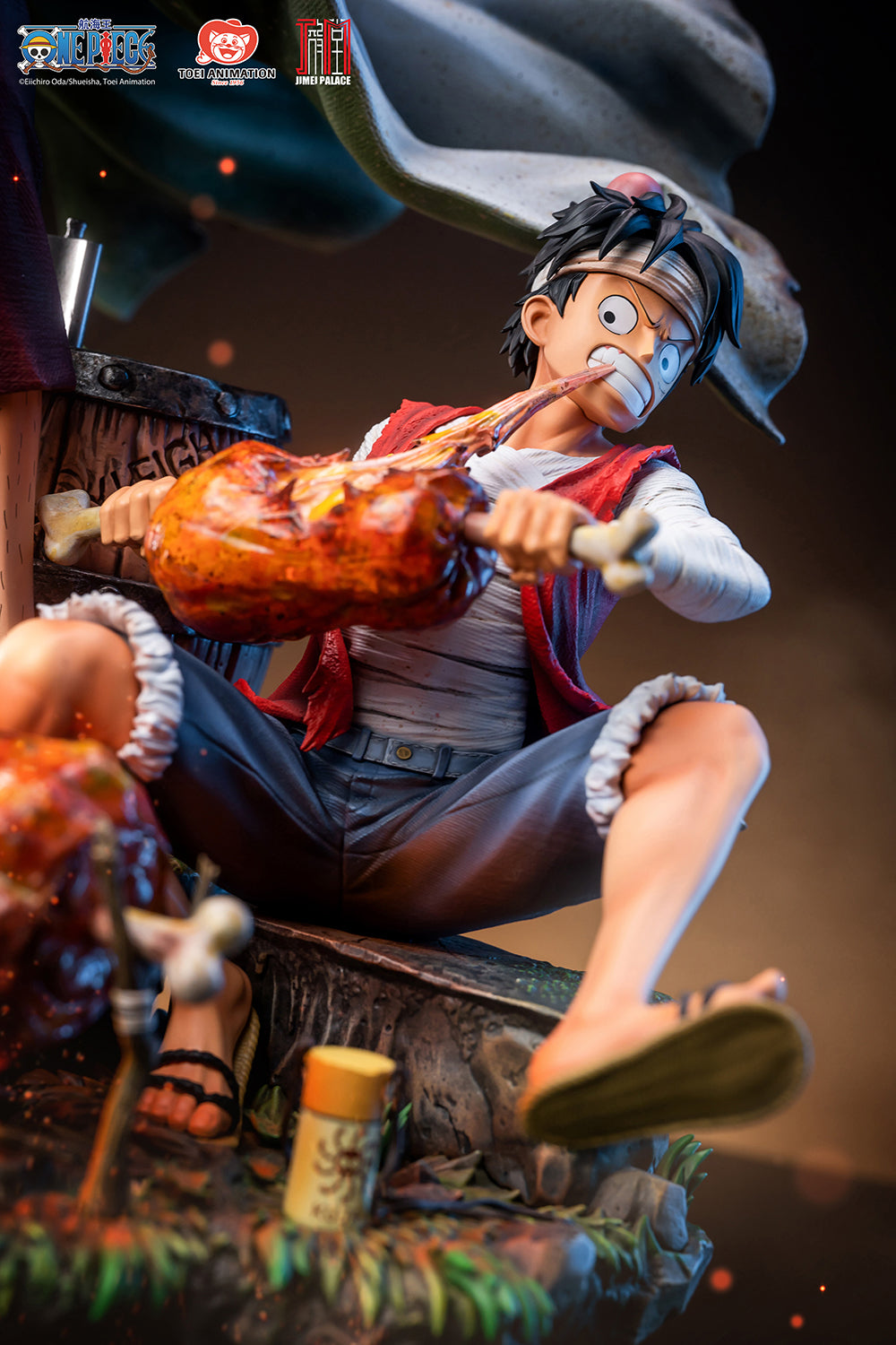 *Pre-Order* Monkey D. Luffy & Silvers Reyleigh (One Piece) Jimei Palace Statue Set
