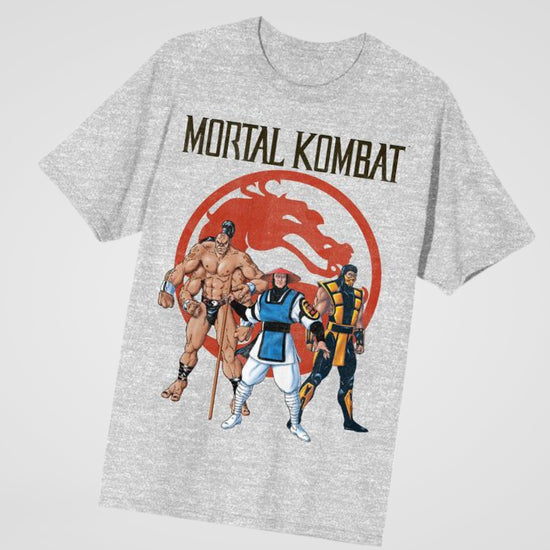 Mortal Kombat Classic Game Heather Gray Unisex Shirt