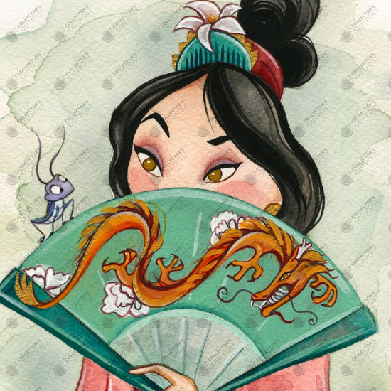Mulan "The Warrior Princess" Disney Watercolor Art Print