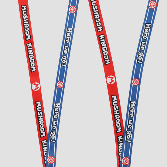 Super Mario Mushroom Kingdom Lanyard