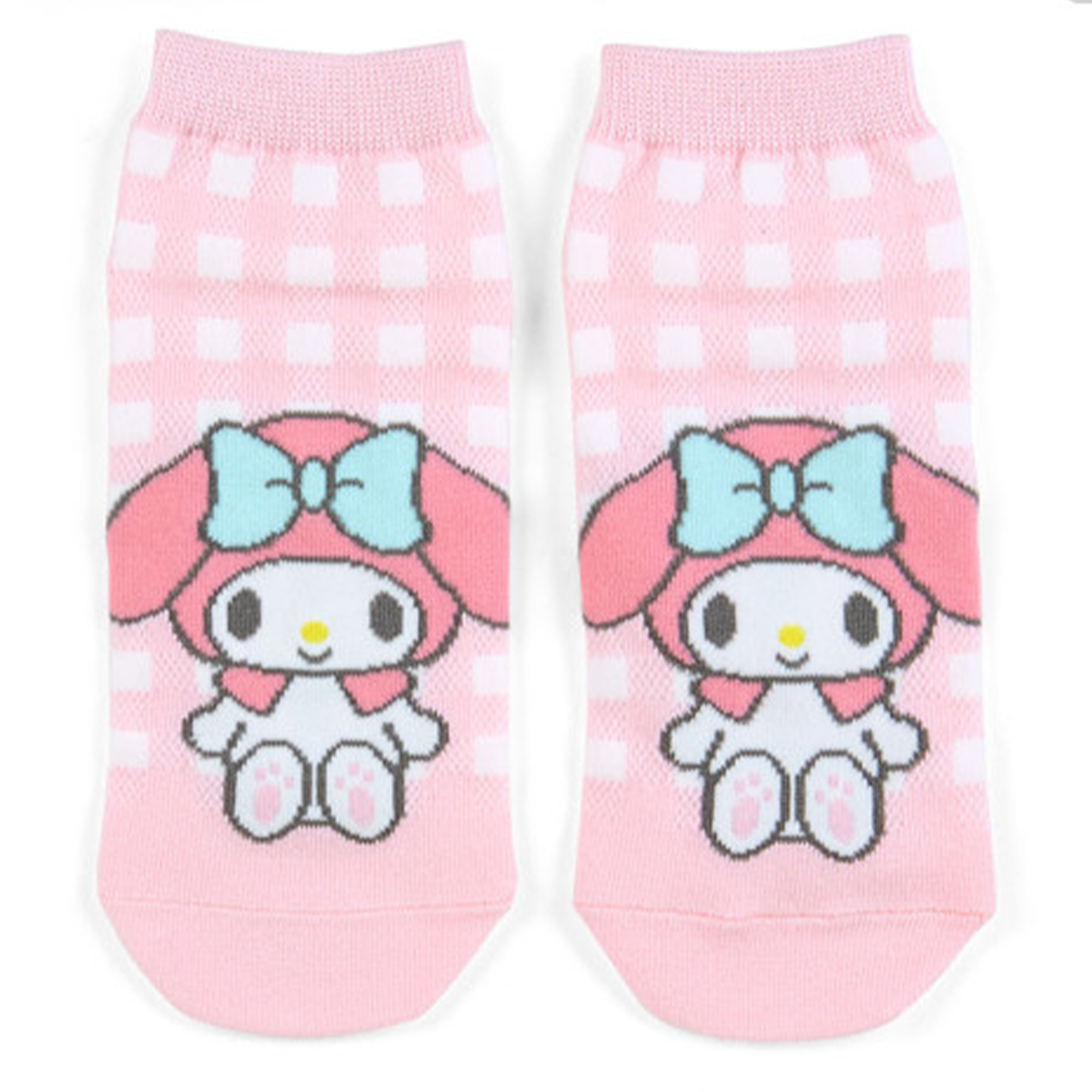 My Melody Gingham Sanrio Women's Ankle Socks