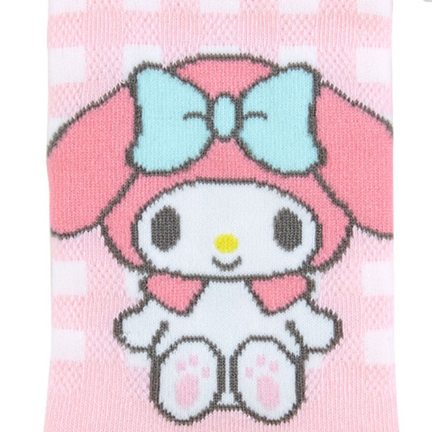 My Melody Gingham Sanrio Women's Ankle Socks