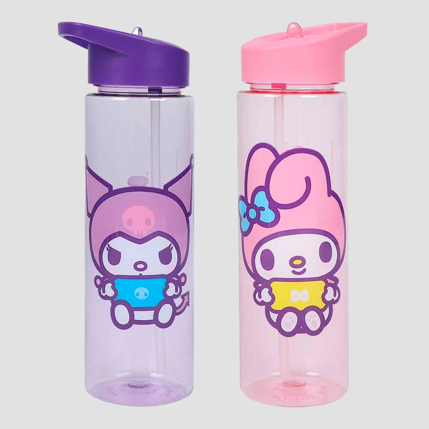 My Melody & Kuromi (Hello Kitty and Friends) Sanrio 24oz. Single Wall Water Bottle Set