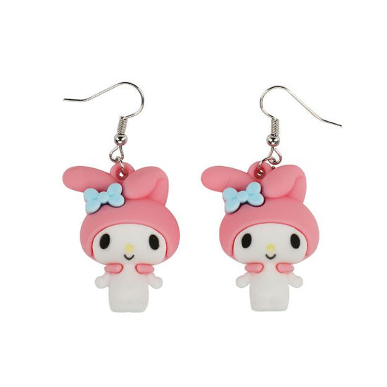 My Melody Sculpted Sanrio Drop Earrings