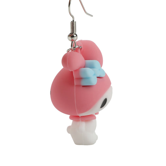 My Melody Sculpted Sanrio Drop Earrings