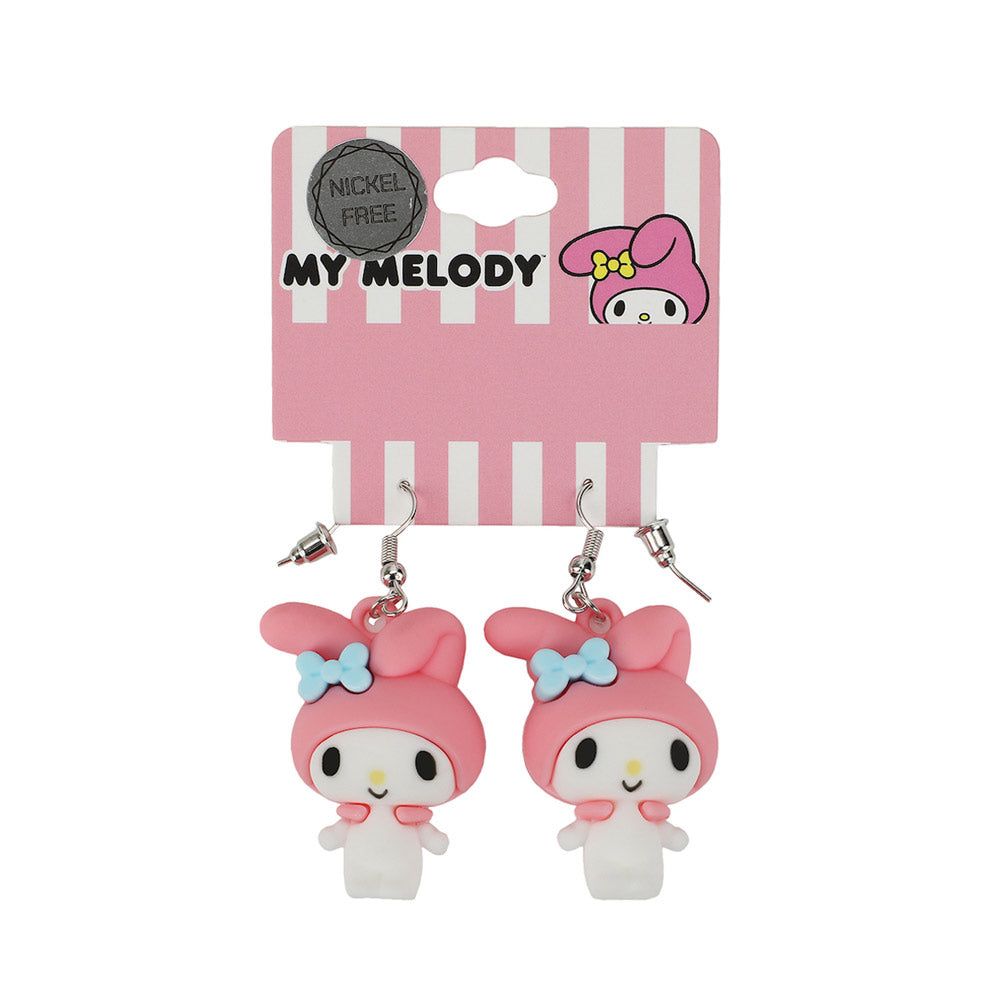 My Melody Sculpted Sanrio Drop Earrings