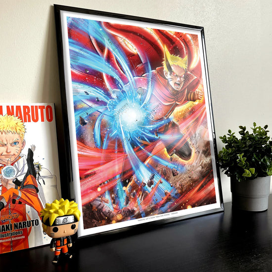 Naruto "Combined Chakra" (Boruto) Premium Art Print