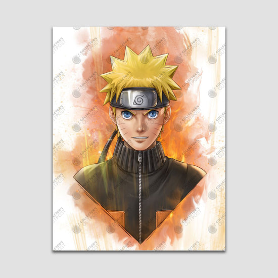 Load image into Gallery viewer, Naruto &amp;quot;Hero of the Leaf&amp;quot; Legacy Art Print by Dominic Glover
