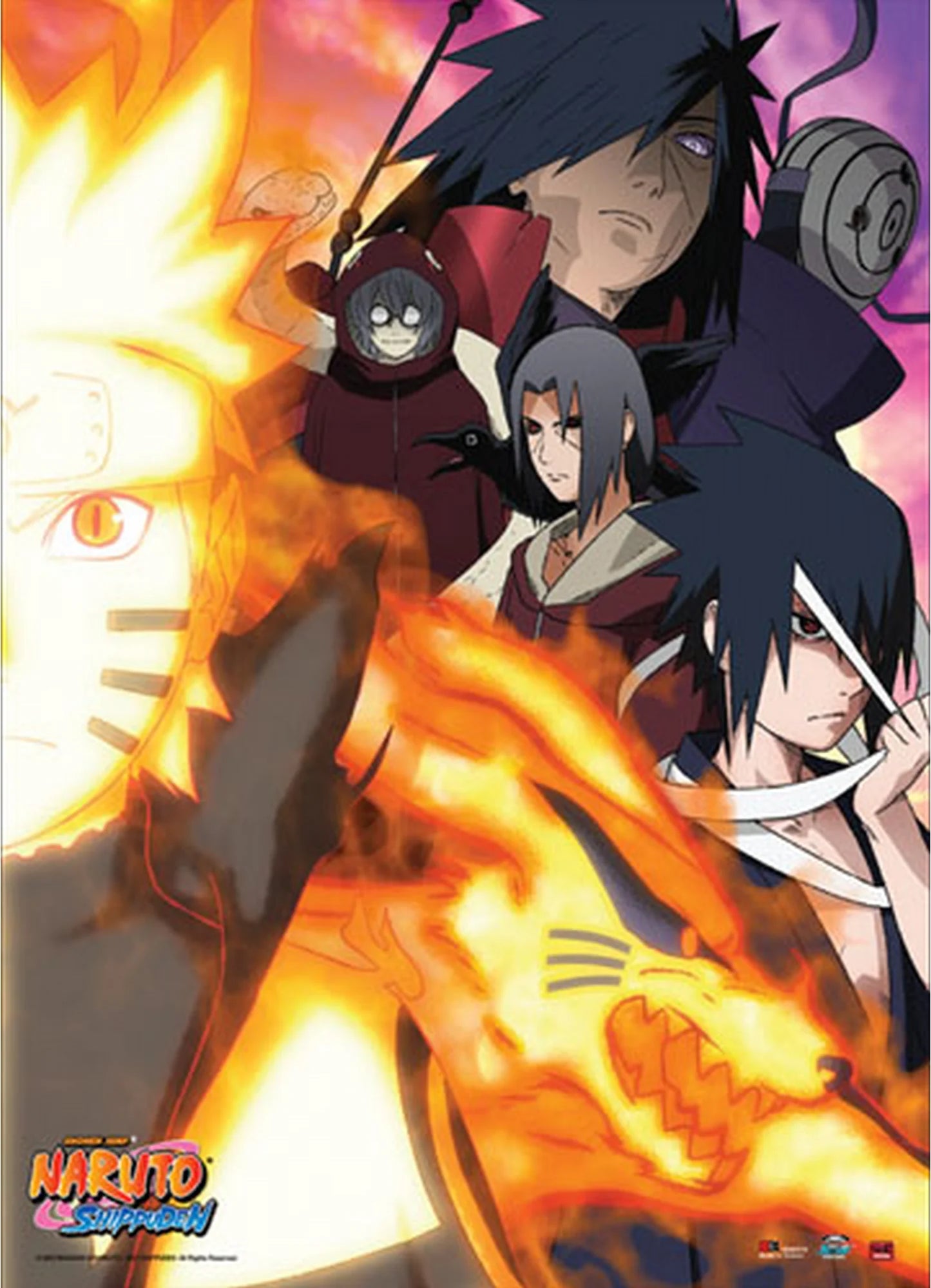 Load image into Gallery viewer, Foes (Naruto Shippuden) Fabric Wall Scroll
