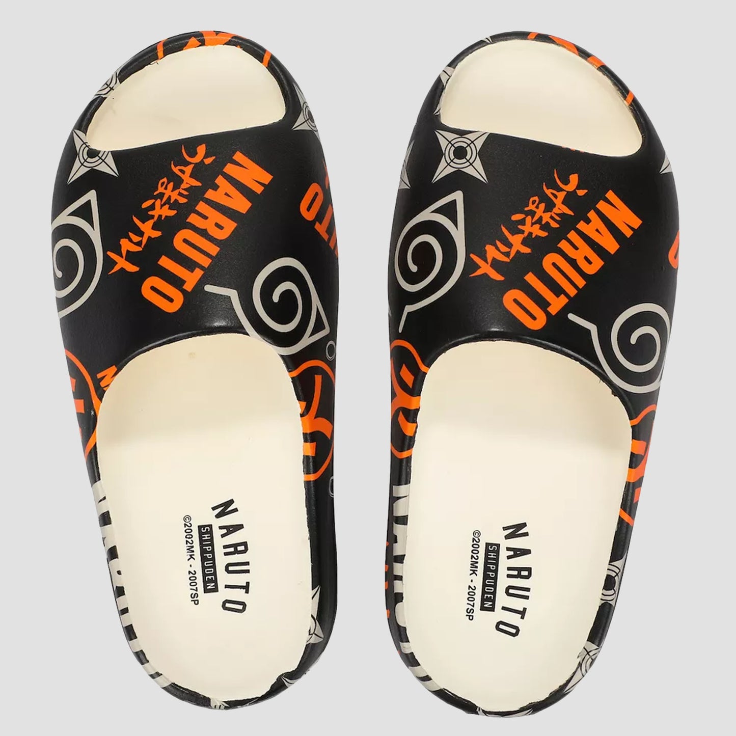 Naruto Shippuden All Over Print Unisex Athletic Slide Sandals
