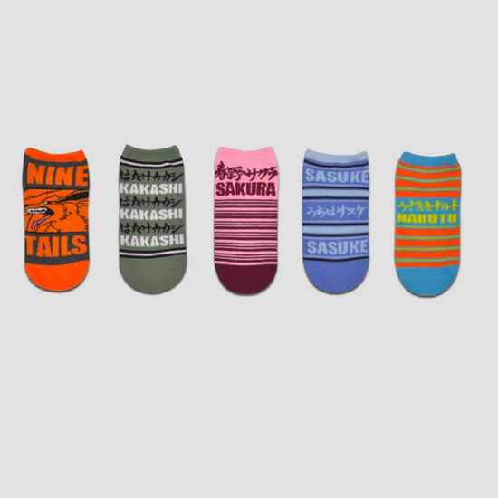Naruto (Naruto Shippuden) Ladies Ankle Socks Set