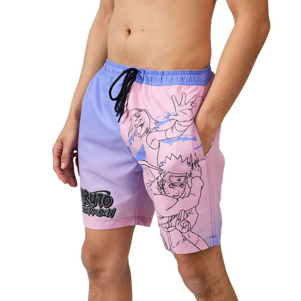 Naruto Shippuden Mens Boardshorts Swimming Suit