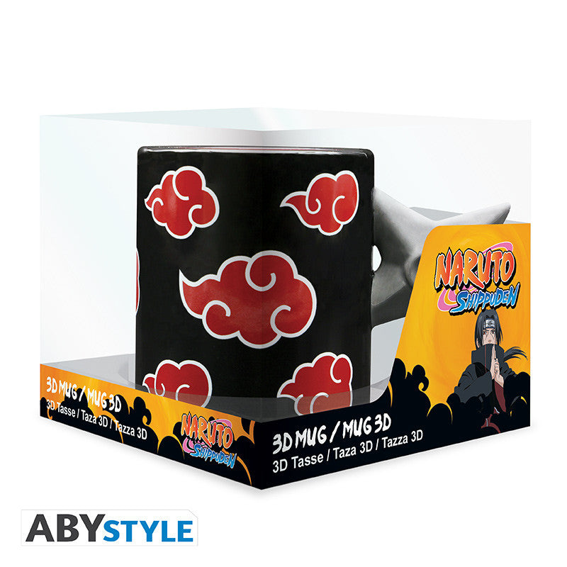 Naruto Shippuden Akatsuki Clan Shuriken 3D Mug