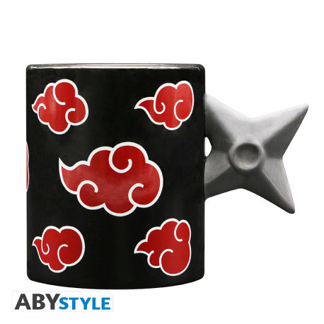 Naruto Shippuden Akatsuki Clan Shuriken 3D Mug