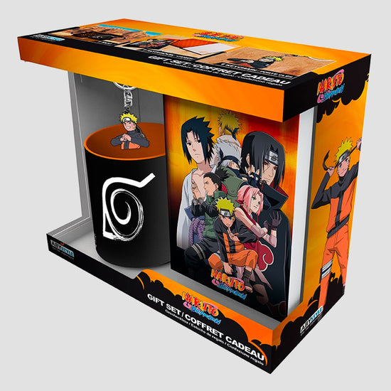 Naruto Shippuden Notebook, Mug, and Keychain Gift Set