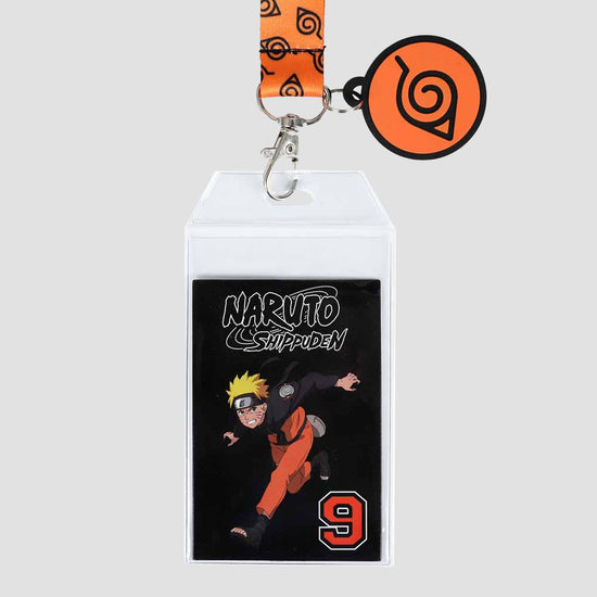 Load image into Gallery viewer, Naruto Uzumaki (Naruto Shippuden) &amp;quot;The Nine&amp;quot; Breakaway Lanyard
