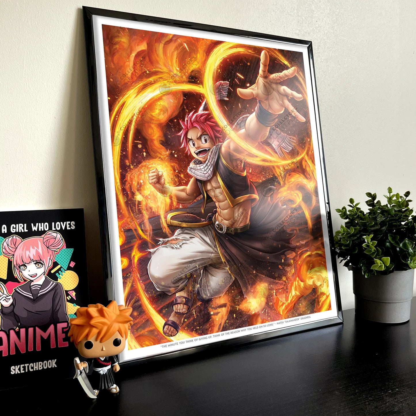 Fairy Tail Anime Natsu Dragneel Paint By Numbers - PBN Canvas
