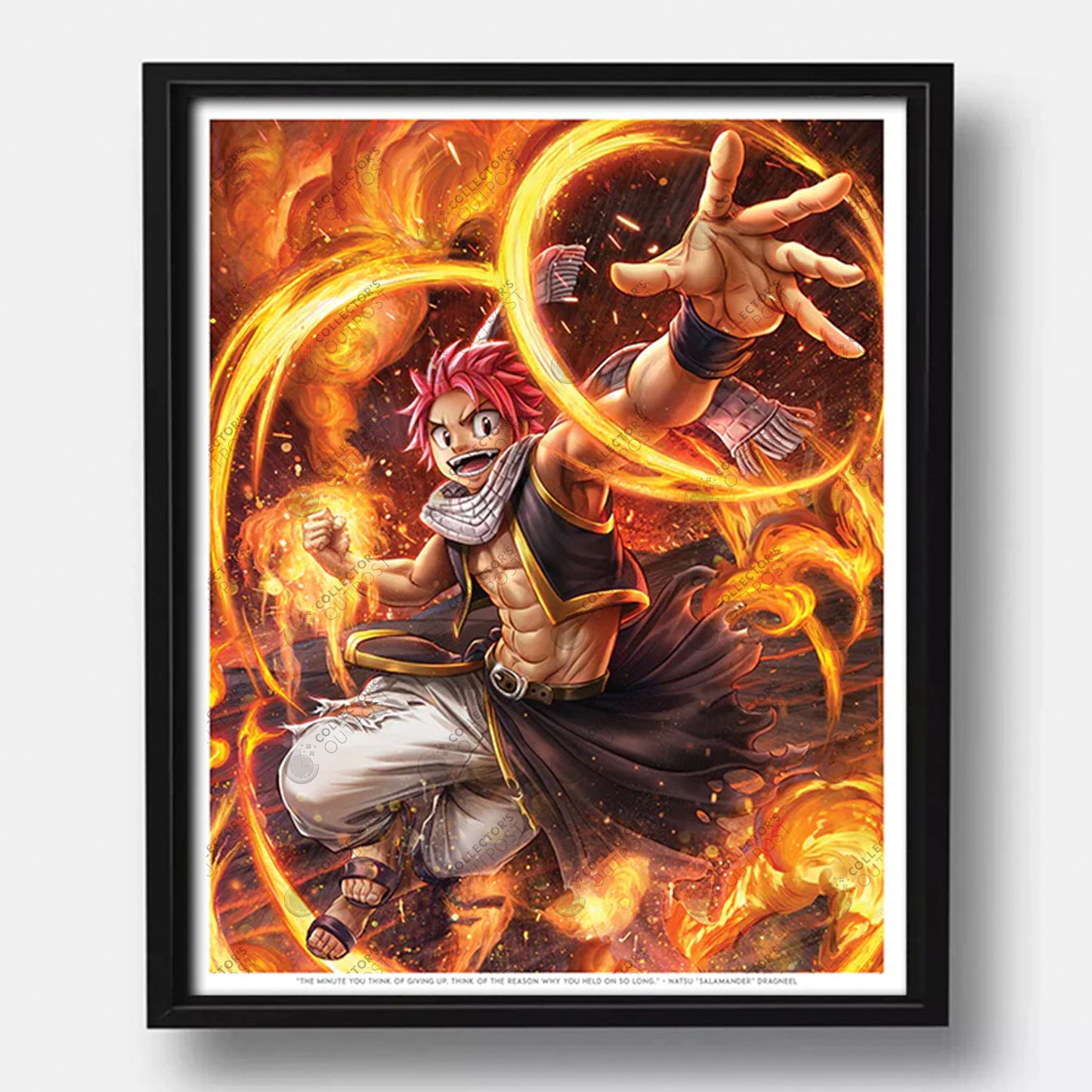 Natsu Dragneel "Dragon Trained" (Fairy Tail) Premium Art Print