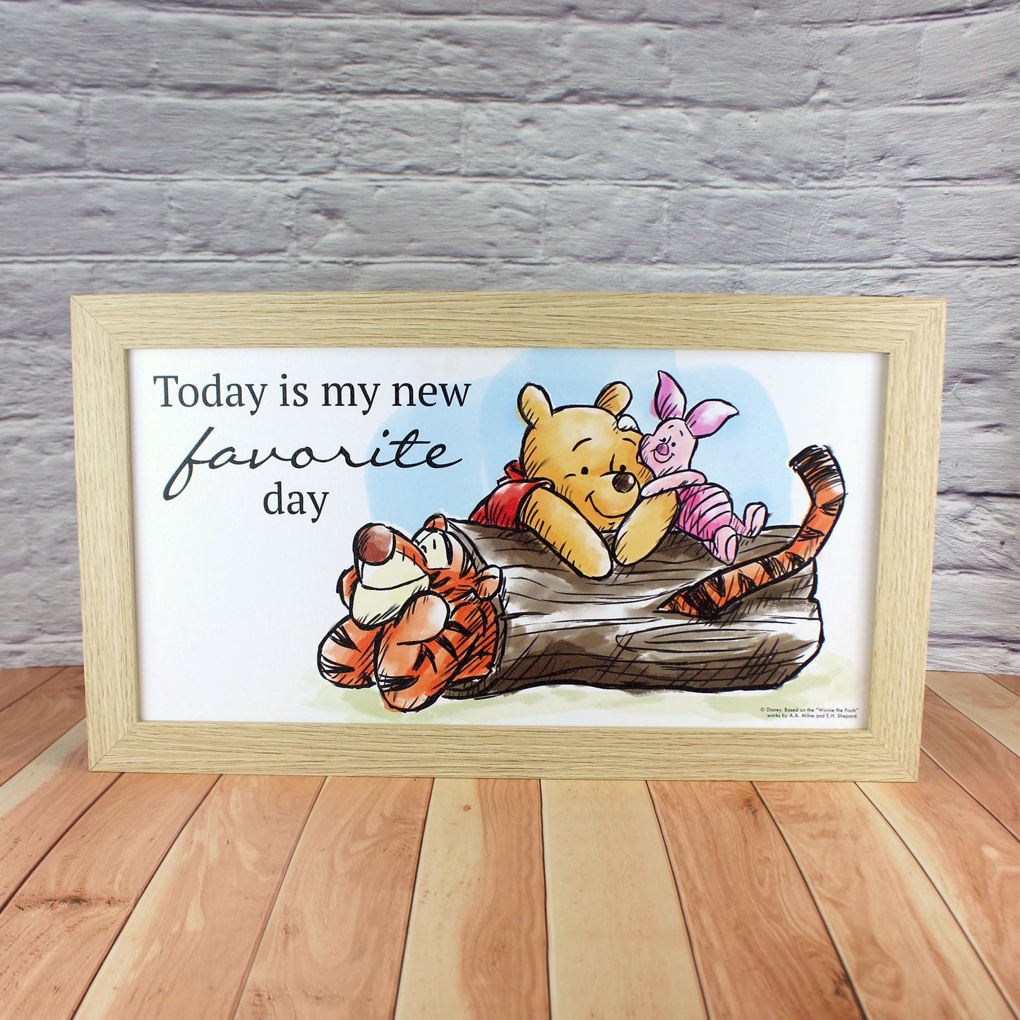 New Favorite Day (Winnie the Pooh) Disney Framed Wall Sign