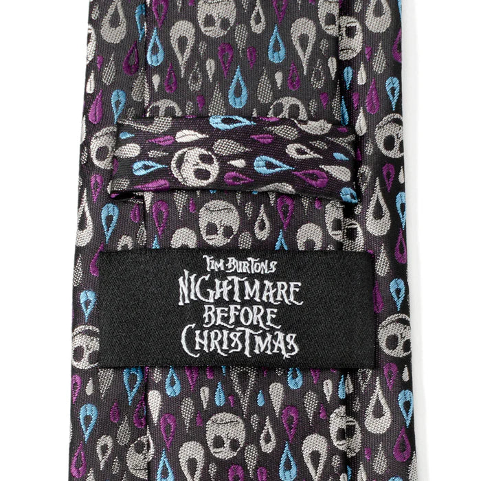 Nightmare Before Christmas Patterned Silk Necktie