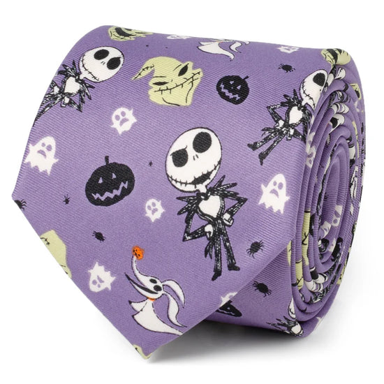 Nightmare Before Christmas Purple Necktie