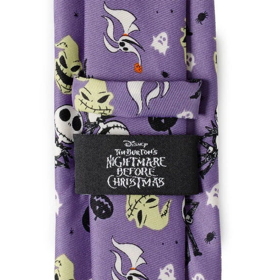 Nightmare Before Christmas Purple Necktie