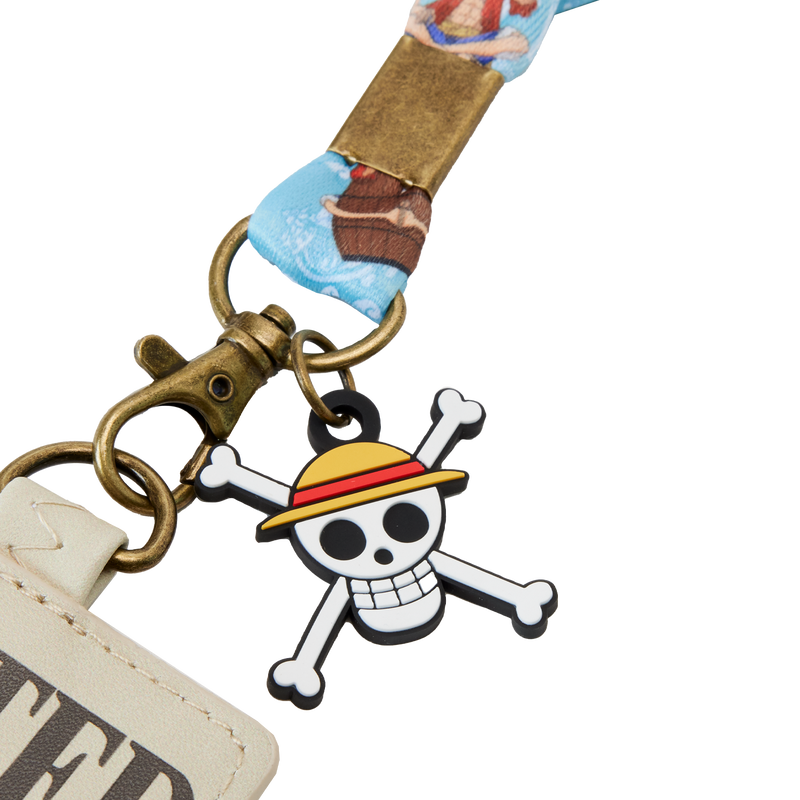 One Piece 25th Anniversary Luffy's Wanted Poster Lanyard with Card Holder by Lounge Fly