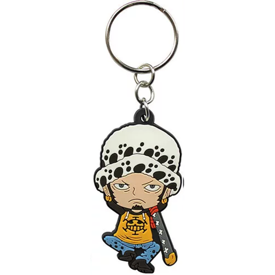 One Piece Chibi Trafalger D. Law Rubber Keychain